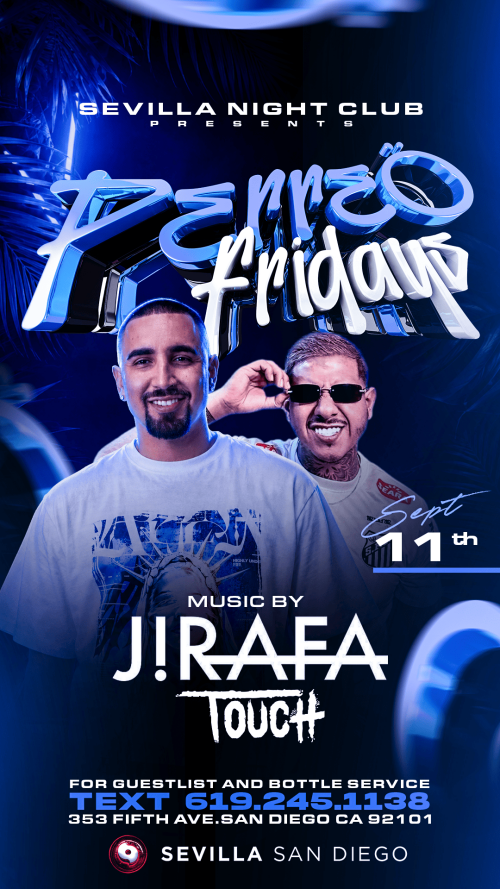 San Diego Latin Nights | Fridays at Sevilla Nightclub - Flyer