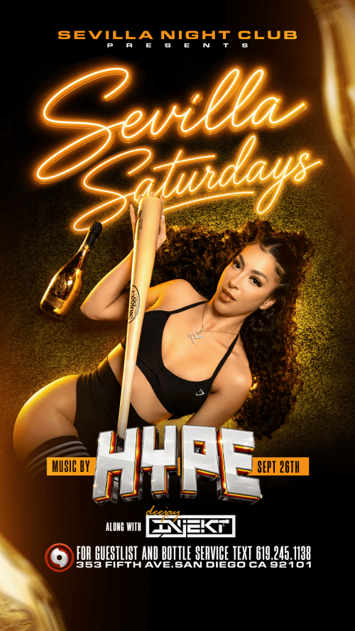 San Diego Latin Nights | Saturdays at Sevilla Nightclub - Flyer