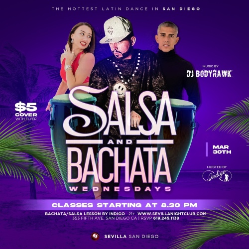 SALSA & BACHATA WEDNESDAYS ​​​​​​​By Indigo - San Diego (SEVILLA)