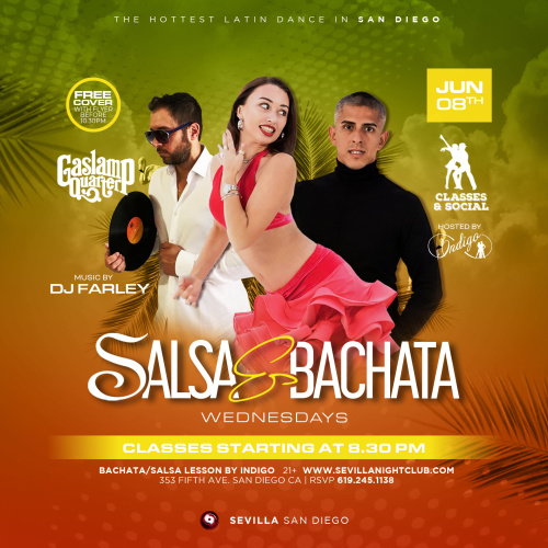 SALSA & BACHATA WEDNESDAYS by INDIGO DANCE - San Diego (SEVILLA)