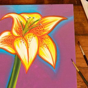 Flyer: Get Crafty: Spring painting