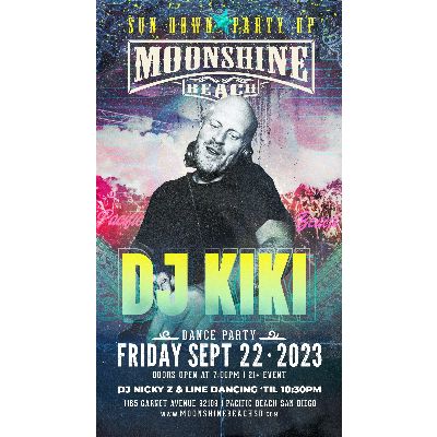 DJ Kiki & DJ Nicky Z at Moonshine Beach, Friday, September 22nd, 2023