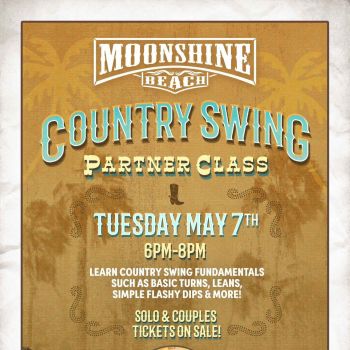 Country Swing Partner Dance Class at Moonshine Beach