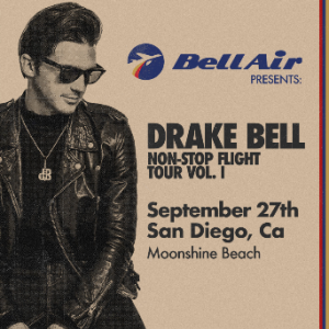 Drake Bell Live in Concert at Moonshine Beach, Friday, September 27th, 2024