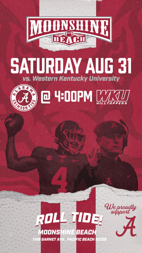 Alabama vs. WKU at Moonshine Beach - Moonshine Beach