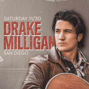 Drake Milligan Live in Concert with Jake Jacobson at Moonshine Beach, Saturday, November 30th, 2024