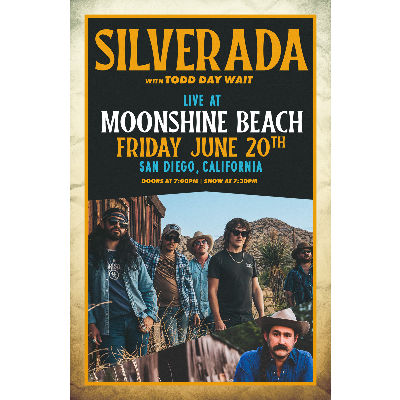 Silverada Live in Concert with Todd Day Wait at Moonshine Beach, Friday, June 20th, 2025