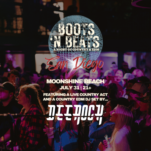 Boots 'N Beats with DJ DEEROCK at Moonshine Beach - Moonshine Beach