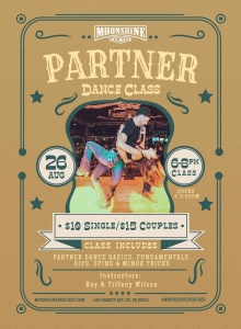 Partner Dance Class at Moonshine Beach