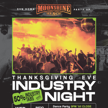 Thanksgiving Eve Industry Night at Moonshine Beach