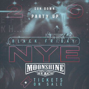 NYE 2026 with Famous Dave & Kiki at Moonshine Beach