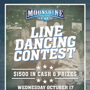 Line Dancing Contest at Moonshine Beach, Wednesday, October 17th, 2018