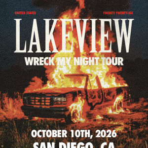 Lakeview Live in Concert at Moonshine Beach, Saturday, October 10th, 2026