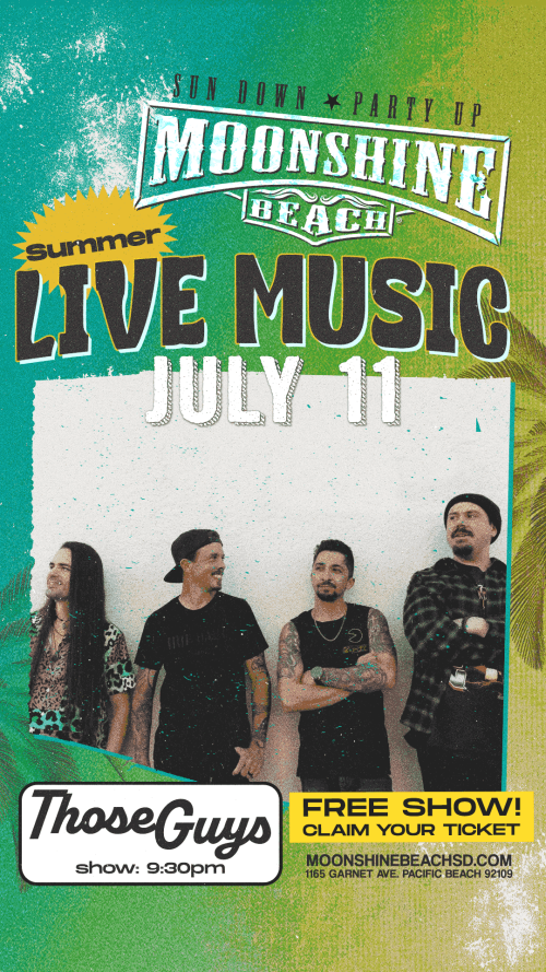 Those Guys Live in Concert at Moonshine Beach - Moonshine Beach