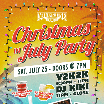 Christmas in July with Y2K2k at Moonshine Beach