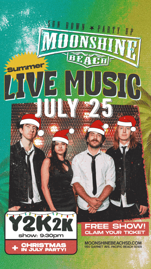 Christmas in July with Y2K2k at Moonshine Beach - Moonshine Beach
