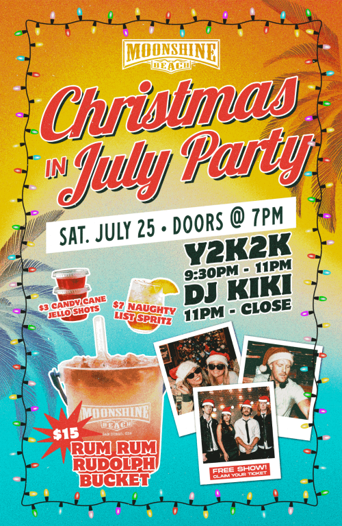 Christmas in July with Y2K2k at Moonshine Beach - Moonshine Beach