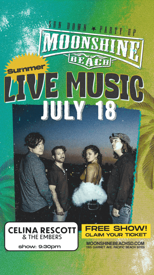 Celina Rescott & The Embers Live in Concert at Moonshine Beach - Moonshine Beach