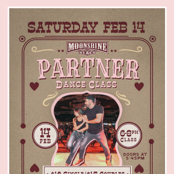 Valentine's Day Partner Dance Class at Moonshine Beach