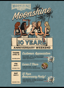 10-Year Anniversary Party with Real Hypha & KIKI at Moonshine Beach