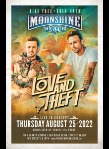Love and Theft Live in Concert at Moonshine Beach