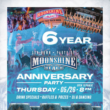 6th Anniversary Party at Moonshine Beach
