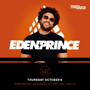 Transform w/ Eden Prince @ LVL 55, Thursday, October 6th, 2022