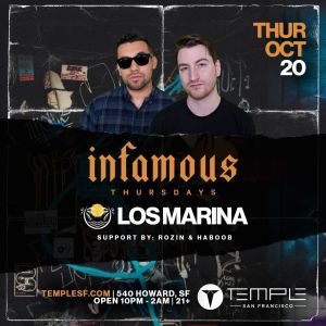 Infamous Thursdays w/ Los Marina @ LVL 55, Thursday, October 20th, 2022