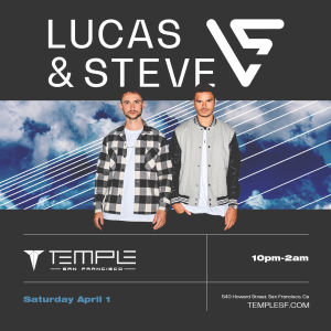 Lucas & Steve, Saturday, April 1st, 2023