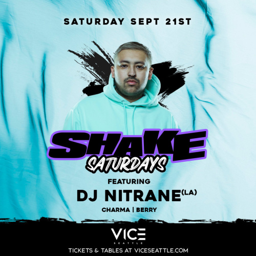 Flyer: Shake Saturdays