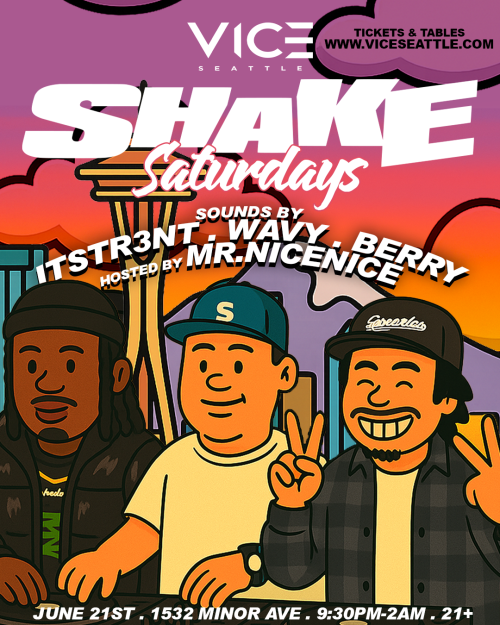 Shake Saturdays - Free Before 11PM Guestlist - Flyer