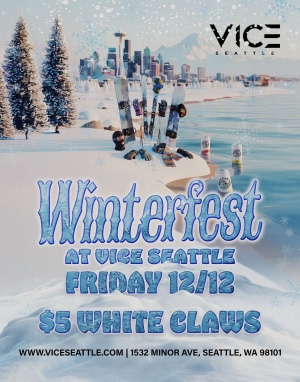 Flyer: Winterfest - Free with Guestlist + $5 White Claws