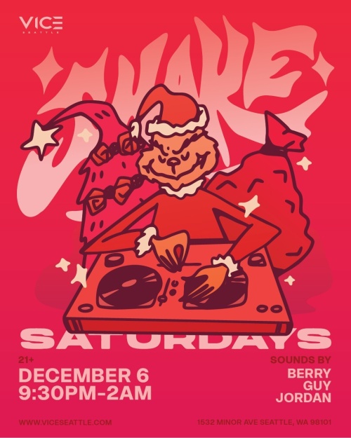 Shake Saturdays - Free Before 11PM Guestlist - Flyer