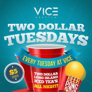 Flyer: Two Dollar Tuesdays