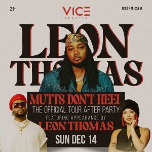 Flyer: Leon Thomas Afterparty feat. LEON THOMAS