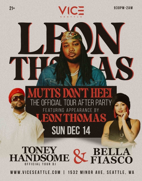Leon Thomas Afterparty feat. LEON THOMAS - Flyer
