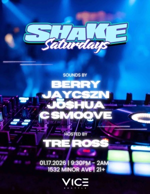 Flyer: SHAKE SATURDAYS
