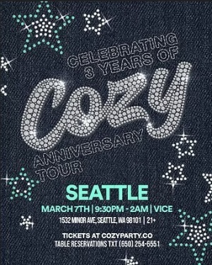 Flyer: COZY - ANNIVERSARY