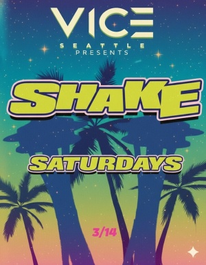 Flyer: SHAKE SATURDAYS