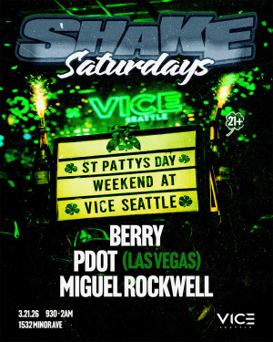 Flyer: SHAKE SATURDAYS