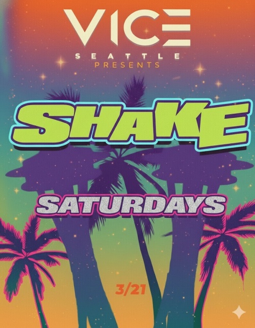 SHAKE SATURDAYS - Flyer