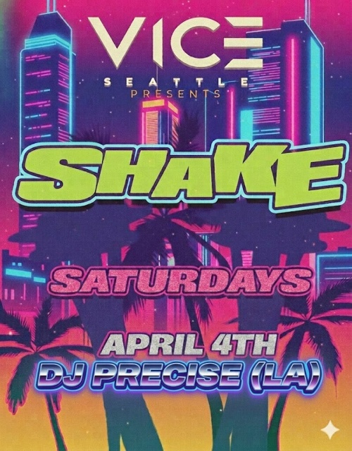SHAKE SATURDAYS - Flyer