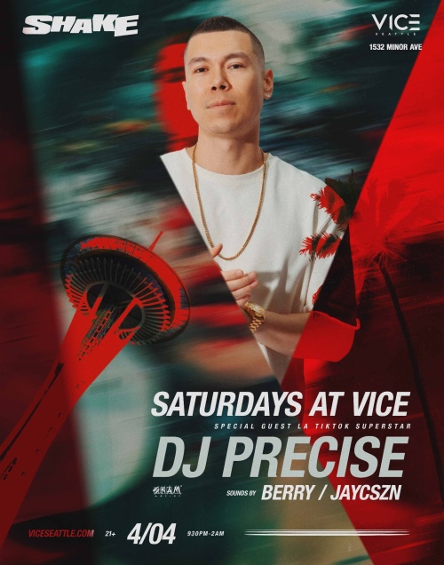 SHAKE SATURDAYS - Flyer