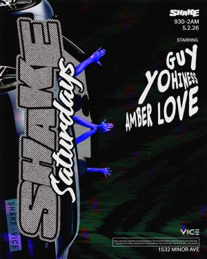 Flyer: SHAKE SATURDAYS