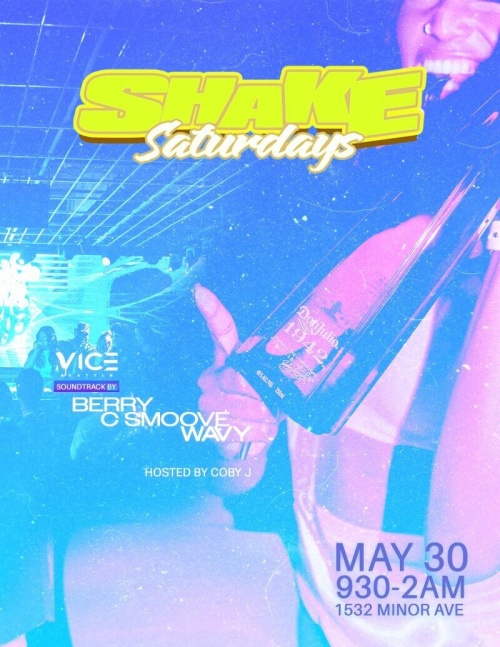 SHAKE SATURDAYS - Flyer