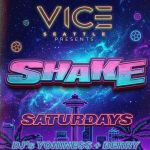 Flyer: SHAKE SATURDAYS