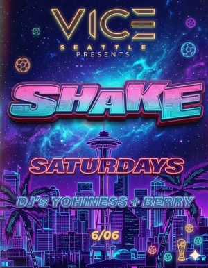 Flyer: SHAKE SATURDAYS