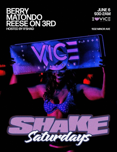 SHAKE SATURDAYS - Flyer
