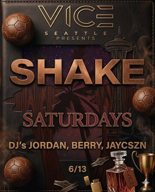 SHAKE SATURDAYS - Flyer