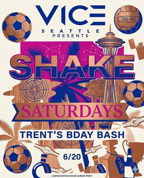 SHAKE SATURDAYS - Flyer
